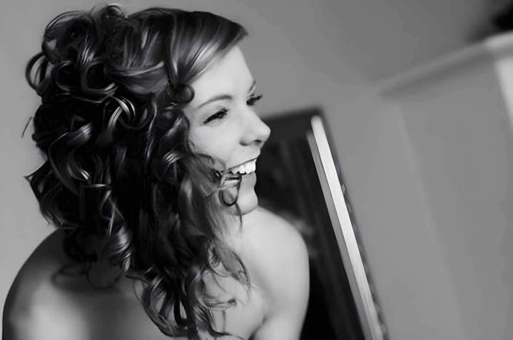 Chignon bouclé tombant, Mulhouse